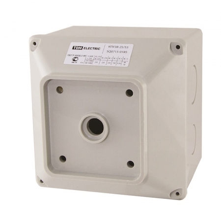 TDM ELECTRIC SQ0715-0072 Бокс защитный БЗ-Б-IP54 для КПУ 40А (1-3 сл), 63А (1-2 сл) TDM